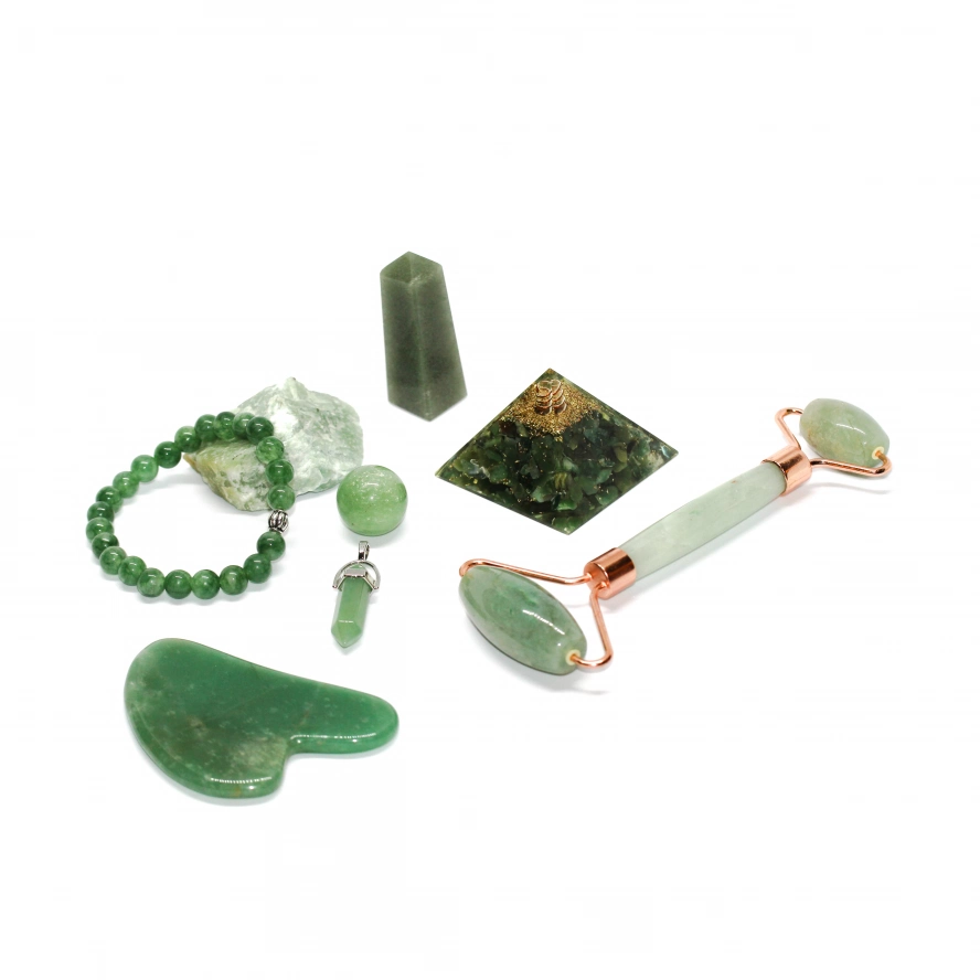 8li Aventurin doğal taş bakım seti