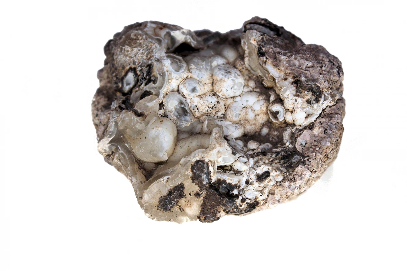 Botryoidal yumru kalsedon